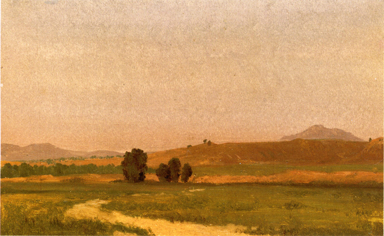 Albert Bierstadt Oil Painting Nebraska, On the Plain